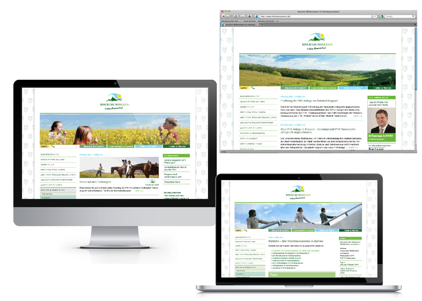 Webauftritt Hochtaunuskreis