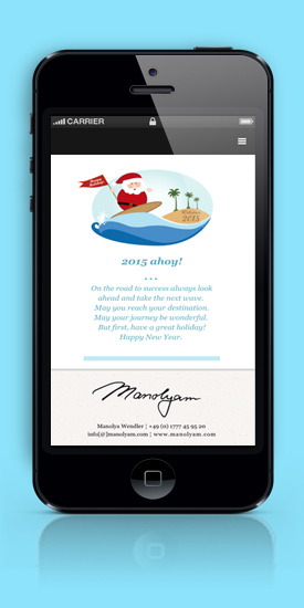 GIF-Animated new year greeting card